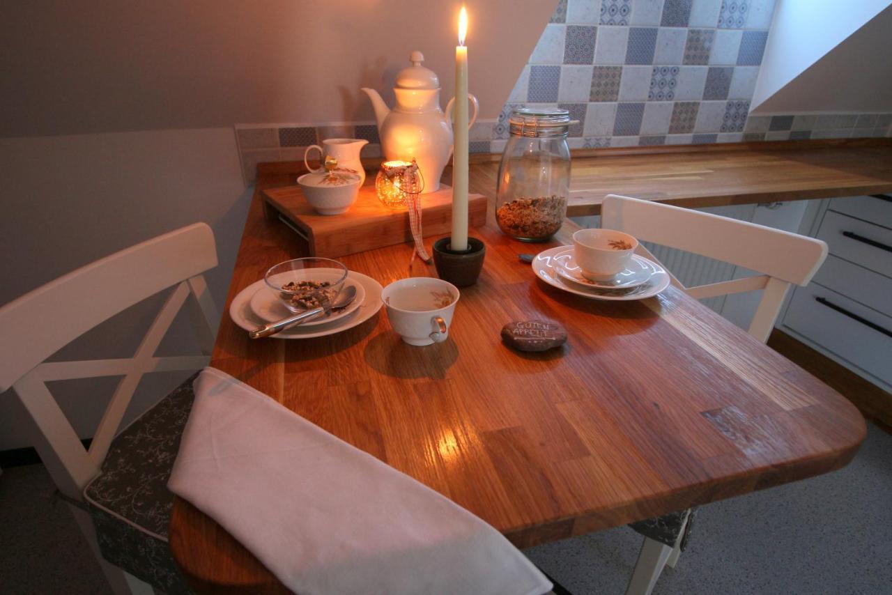 Ferienwohnung Spatzennest フランケンベルク エクステリア 写真